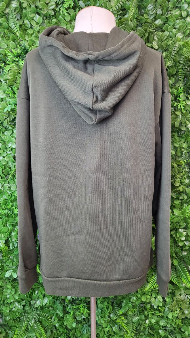 Puma Khaki Logo Hoodie (12)