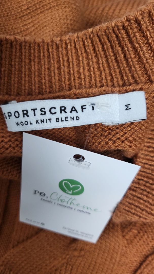 Sportscraft Rust Cable Knit Jumoer (12)