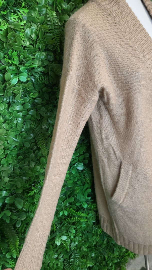Country Road Tan Longline Cardi Knit (8-10)