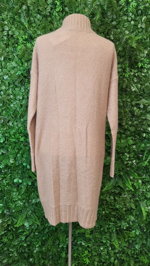 Country Road Tan Longline Cardi Knit (8-10)