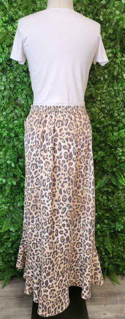Decjuba Animal Print Frill Wrap Skirt (10)