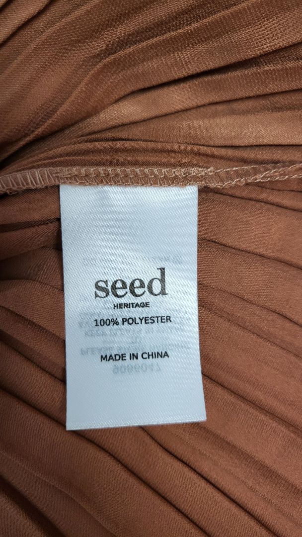Seed Toffee Pleat Skirt (10)