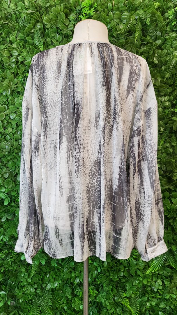 Zara Reptile Print Blouse BNWT (14)