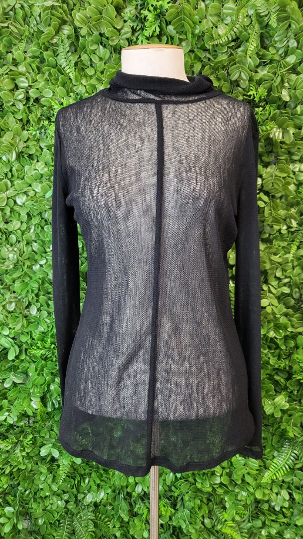 Siren Black Roll Neck Top (12)