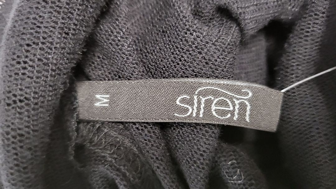 Siren Black Roll Neck Top (12)