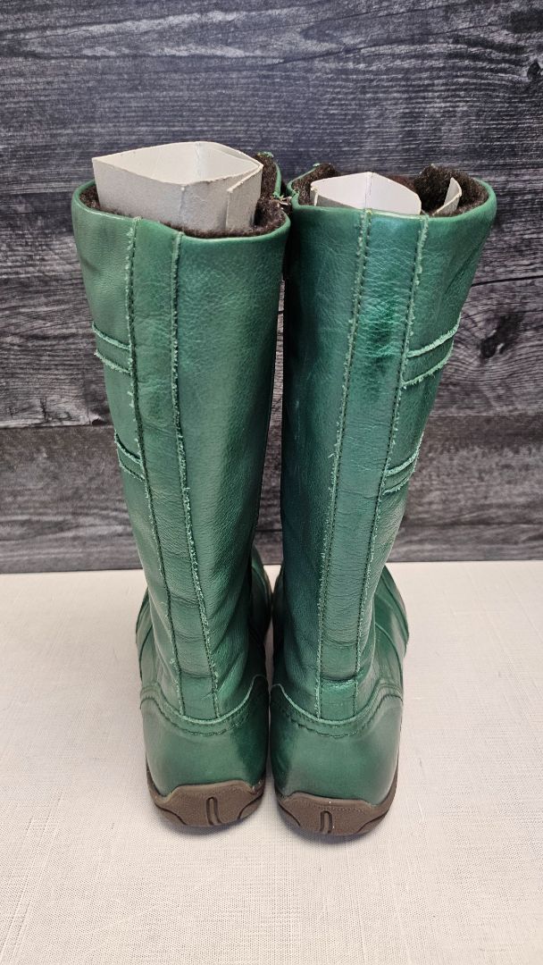 Hot Pulse Green Lace Up Boot NEW (38)