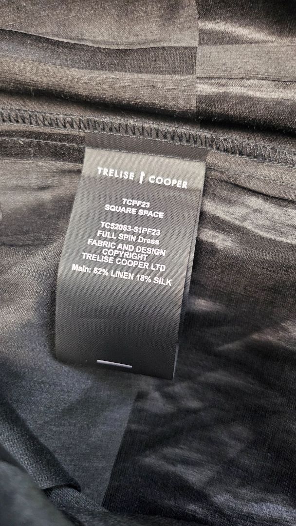 Trelise Cooper Black Full Spin Dress (12-14)