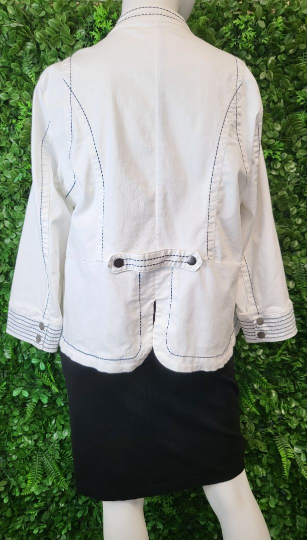 Virtuelle White Denim Jacket (22-24)