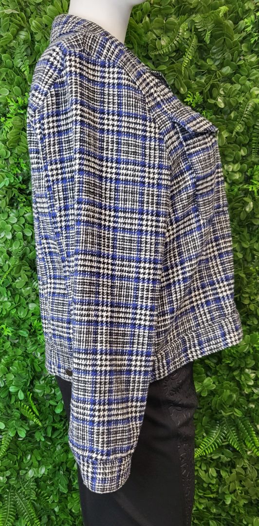 Coco&Belle Houndstooth Textile Bomber Jacket (18-20)
