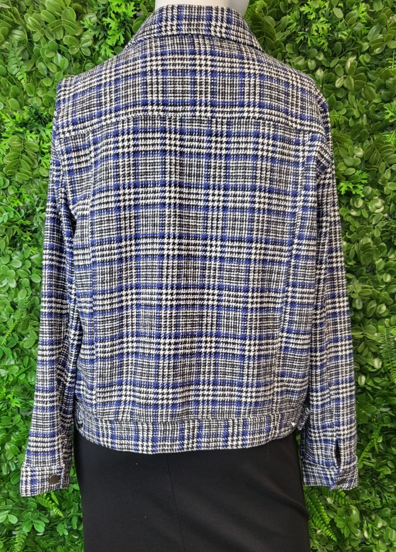 Coco&Belle Houndstooth Textile Bomber Jacket (18-20)