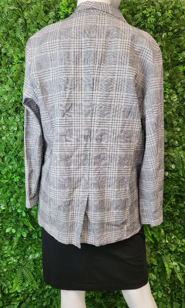 Playlist Grey Checked Blazer (18-20)