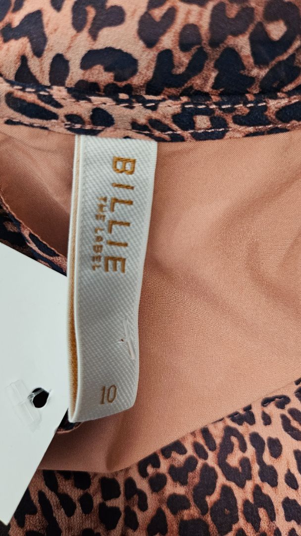 Billie The Label Animal Print Tiered Dress (10)
