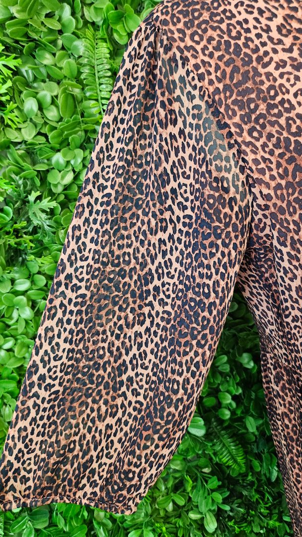 Billie The Label Animal Print Tiered Dress (10)