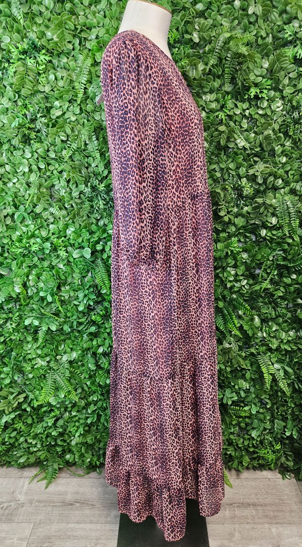 Billie The Label Animal Print Tiered Dress (10)