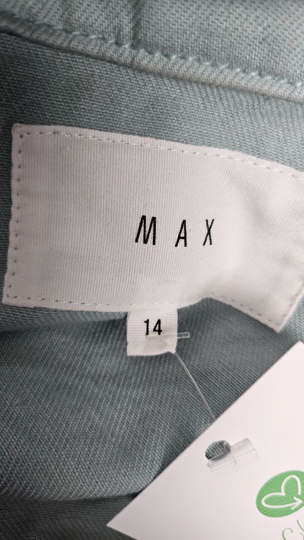 Max Mint Green Distressed Denim Jacket (14)
