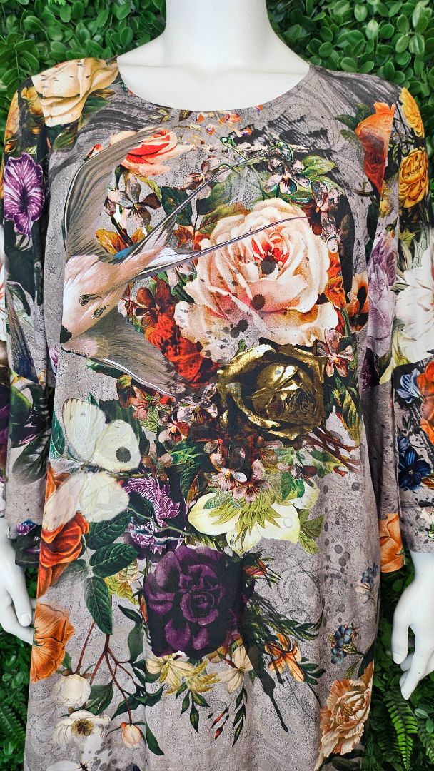 Chocolat Floral Tunic Dress (20)