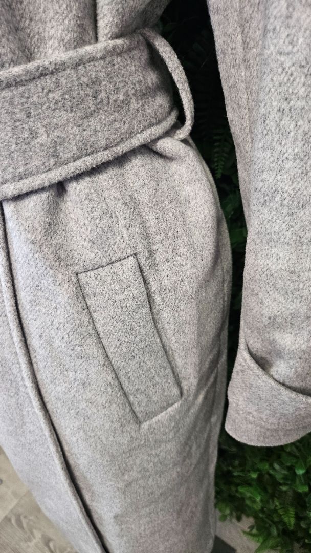 Staple The Label Grey Classic Coat (12)