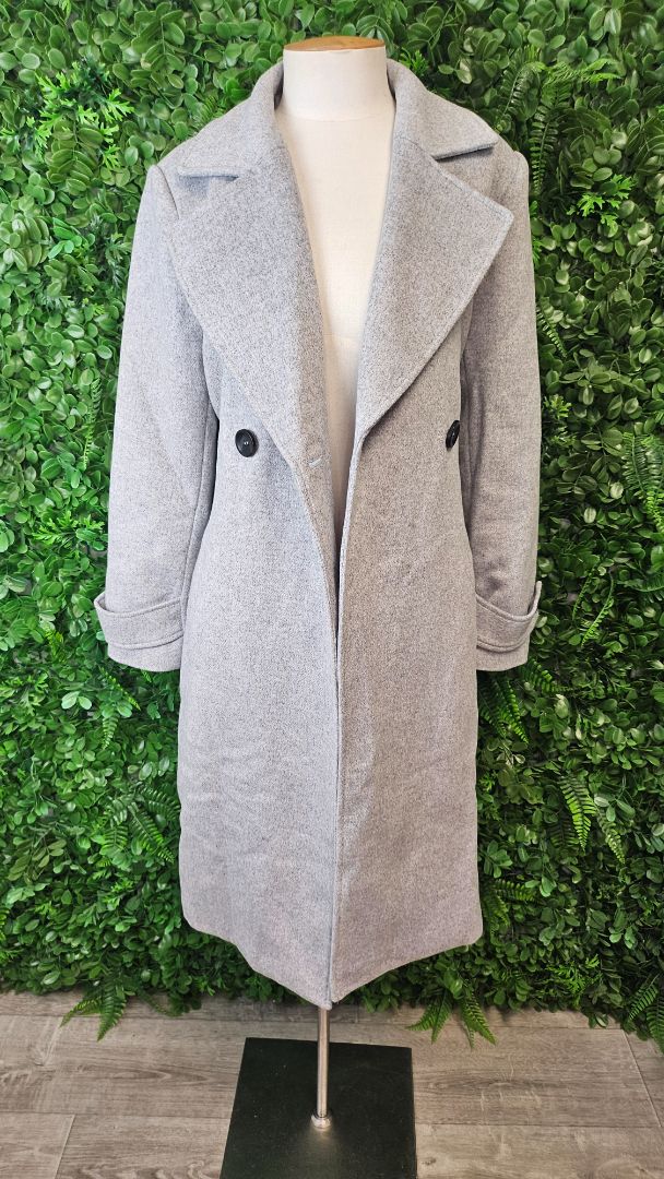 Staple The Label Grey Classic Coat (12)