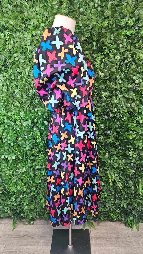 Little Party Dress Multi Cris Cross Dress (16)