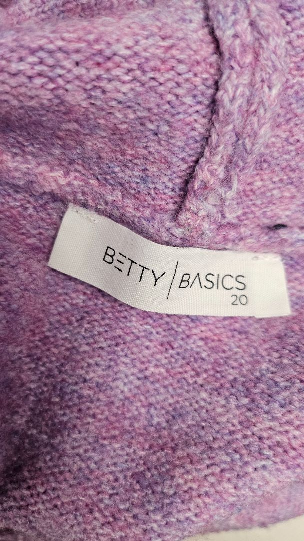 Betty Basics Mauve Hooded Knit (20)