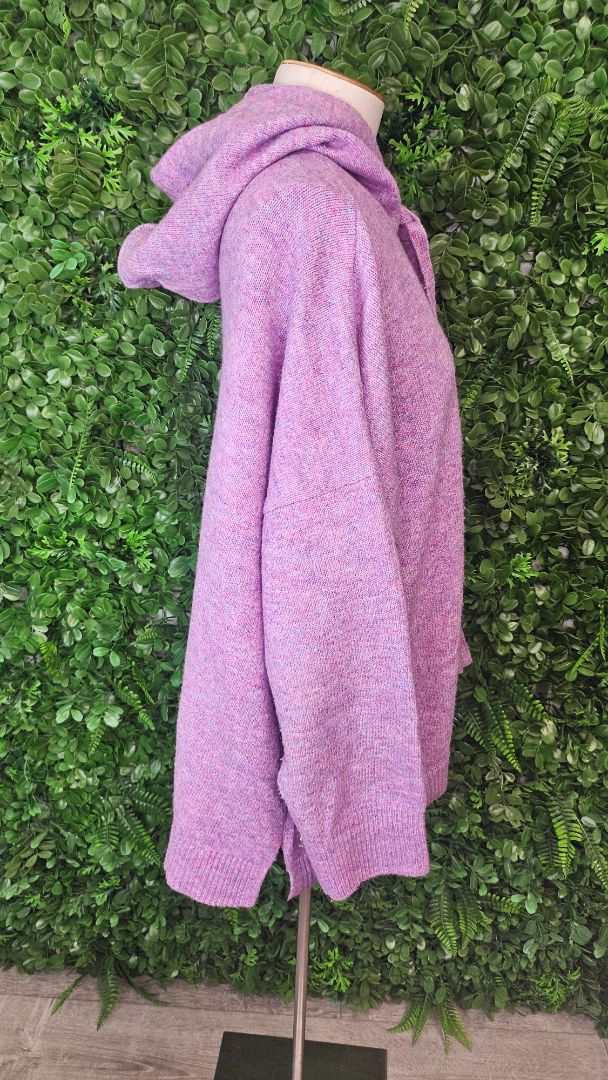 Betty Basics Mauve Hooded Knit (20)