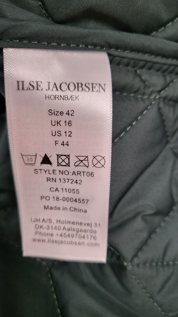 Ilse Jacobsen Green Quilted Jacket (14)