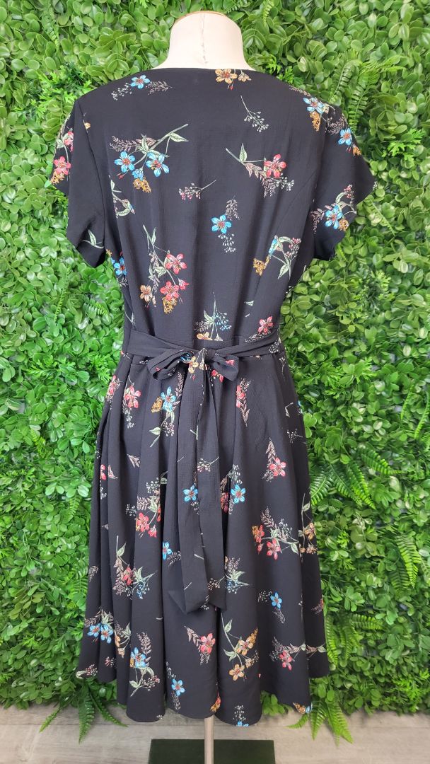 City Chic Floral Fit & Flare Dress (14)