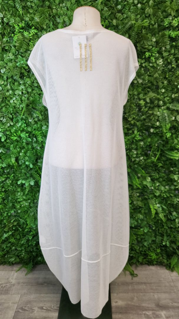 Repertoire White Mesh Layer Dress (14)