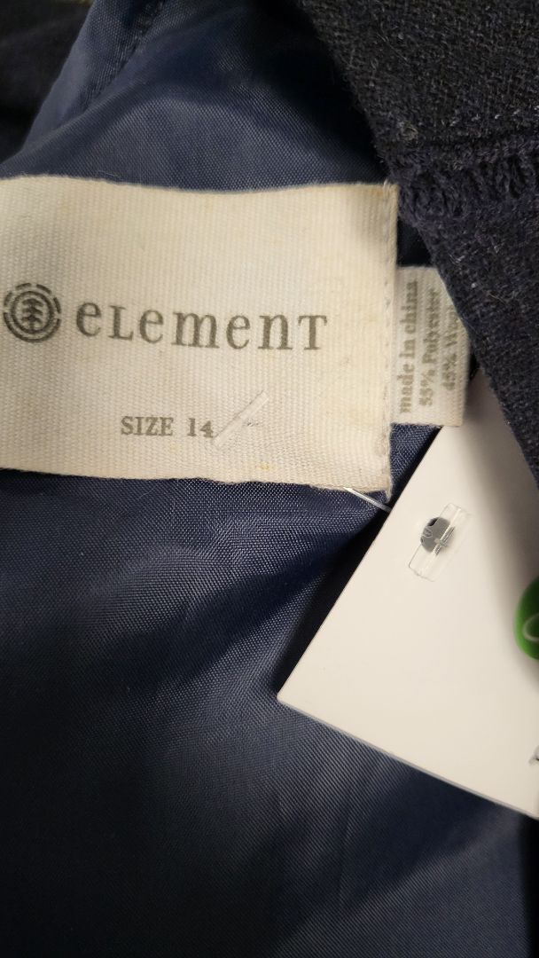 Element Navy Wool Blend Dress (14)