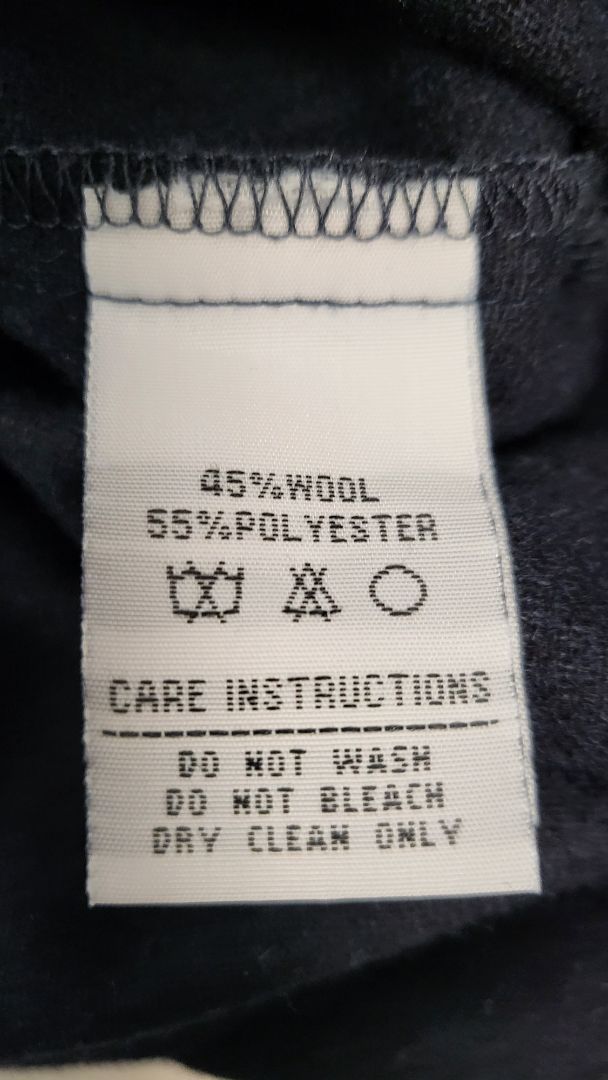 Element Navy Wool Blend Dress (14)