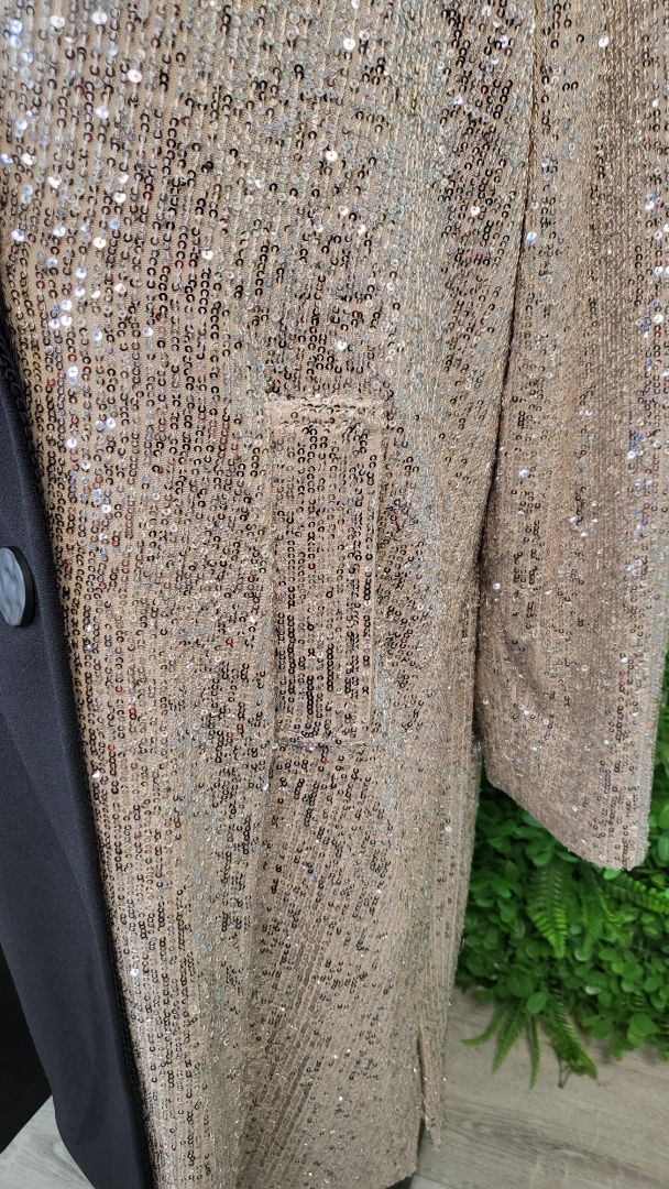 Trelise Cooper Black/Gold Get Used To Split Coat (18)