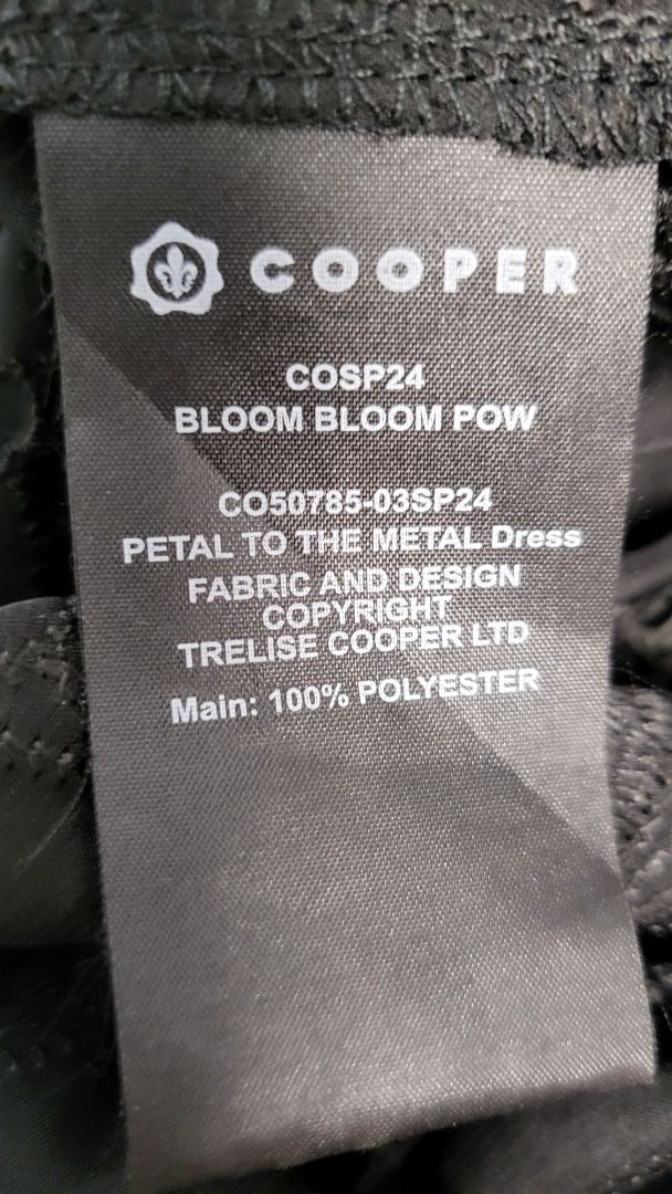 Cooper Black Petal To The Metal Dress (12)