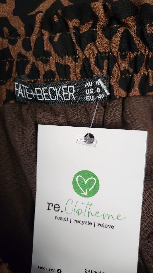 Fate+Becker Animal Print Layered Maxi Skirt (12)