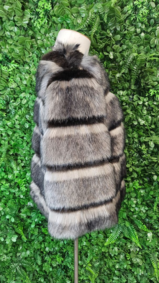Gaudi Multi Cropped Faux Fur Jacket (14)