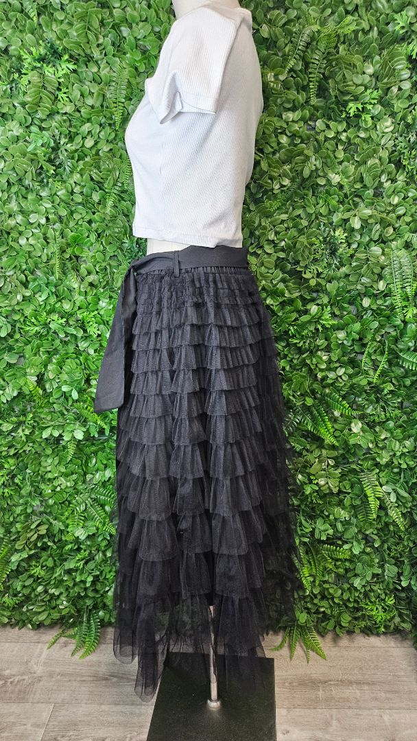 Unknown Black Tulle Skirt (12-14)