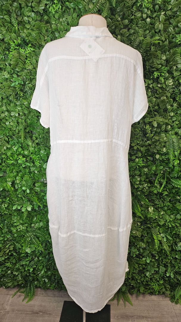 Sills White Linen Slip Dress (8-12)