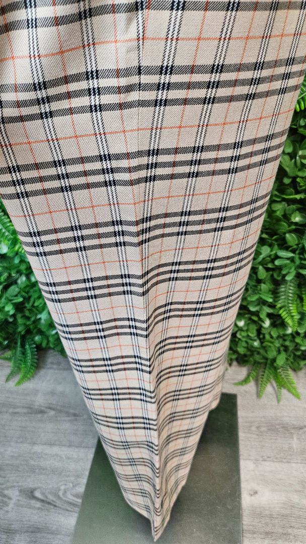 Marc Aurel Check Wide Leg Pant (10)