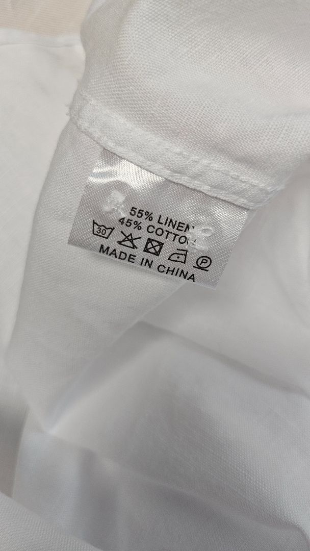 H&S Heritage White Linen Shirt (20)
