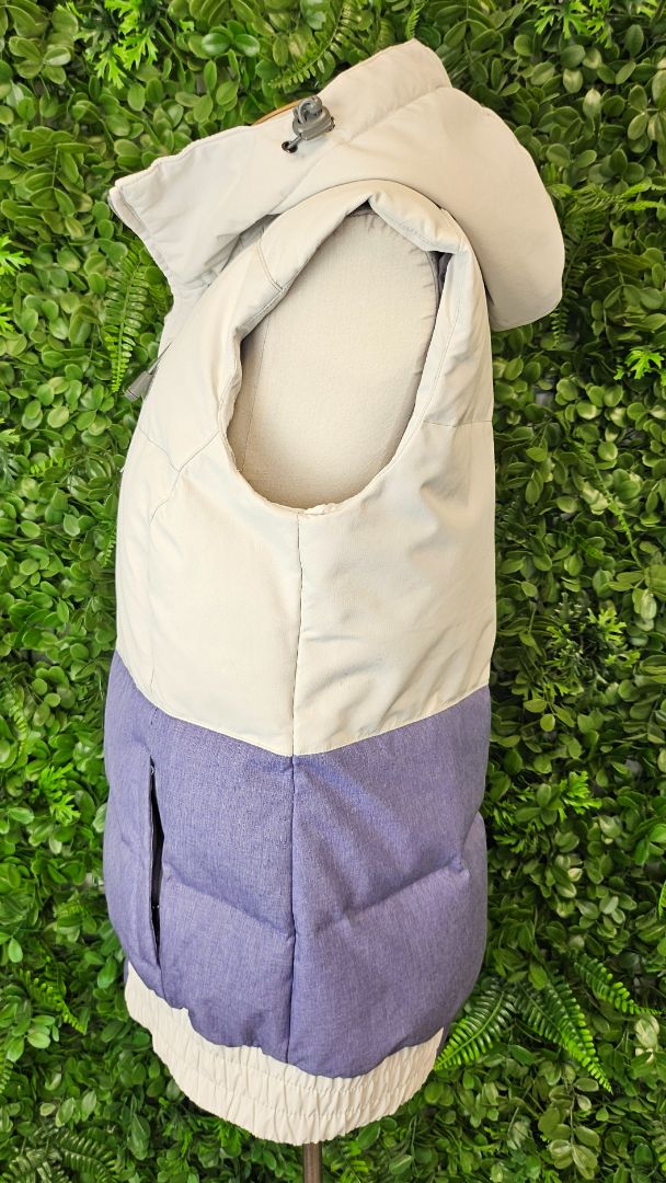 Torpedo Cream/Lilac Down Padded Vest (12)