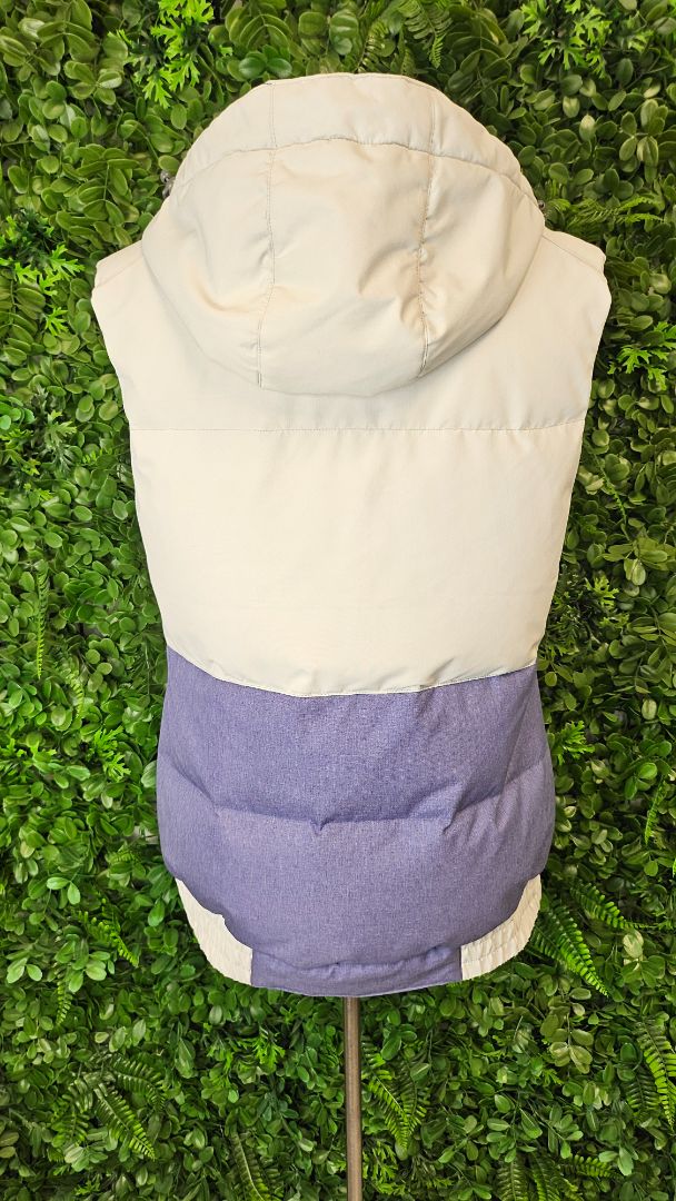 Torpedo Cream/Lilac Down Padded Vest (12)