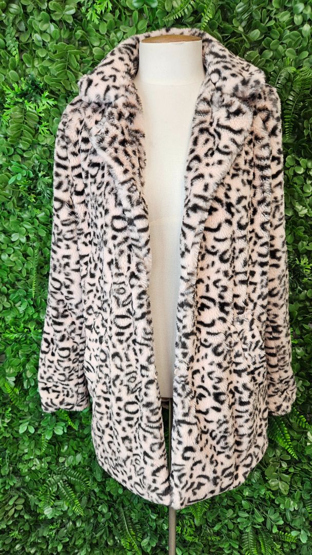 Elm Multi Faux Fur Print Jacket (10-12)