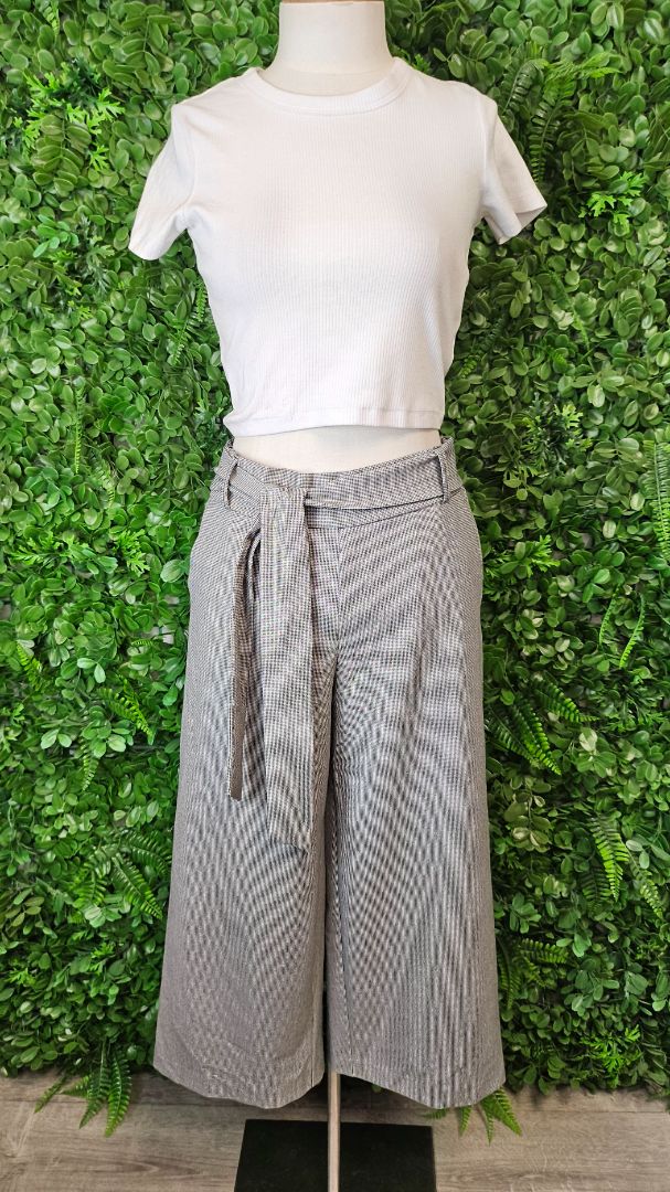 Zara Herringbone Wide Leg Culottes (10)