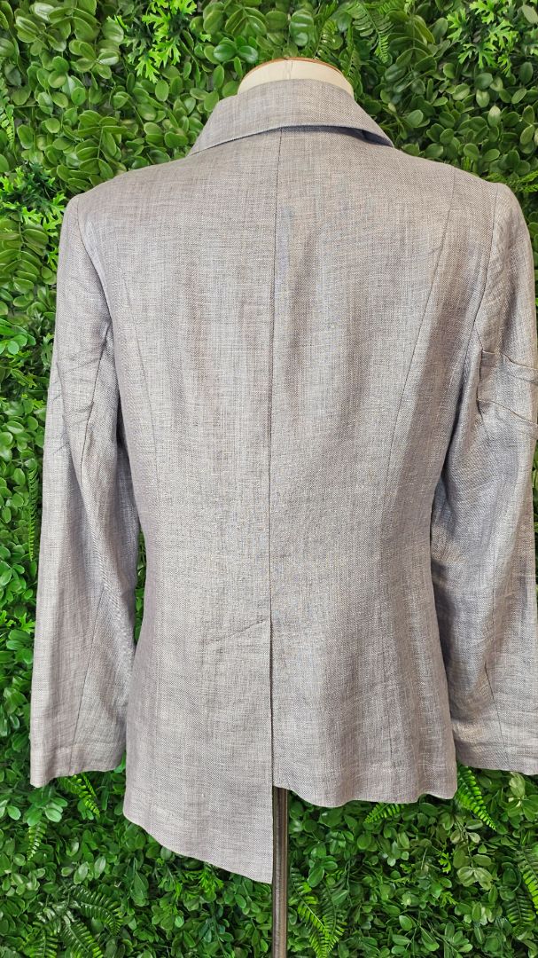 Jane Daniels Grey Linen Blazer (10)
