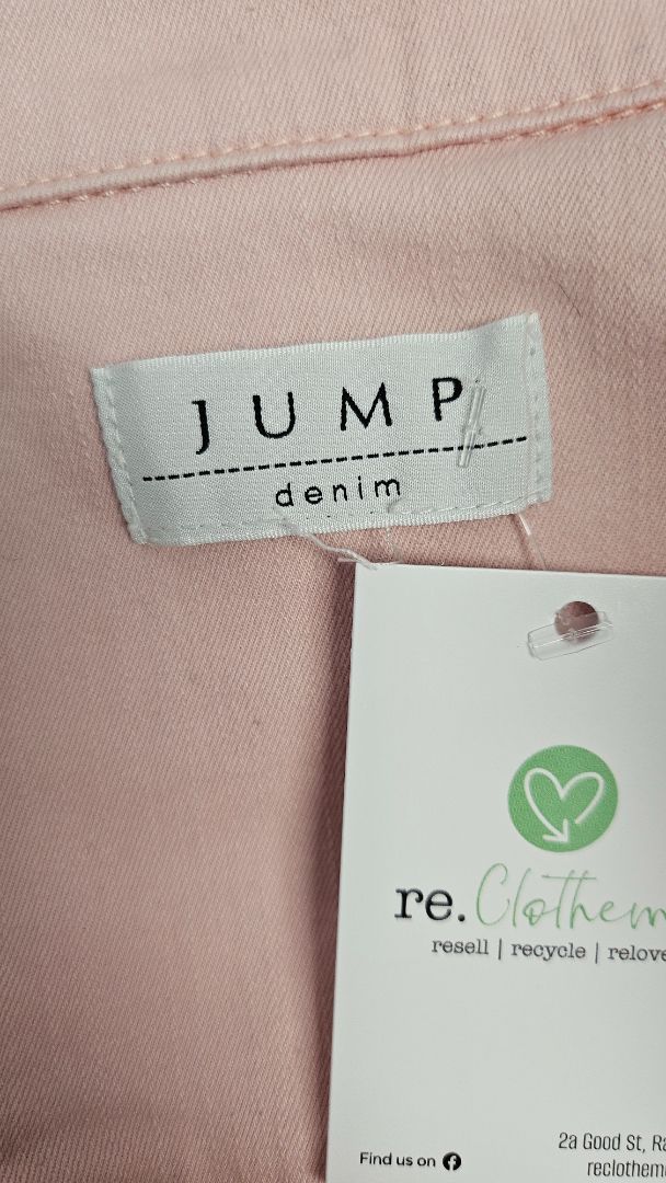 Jump Pink Frill Denim Jacket (10-12)