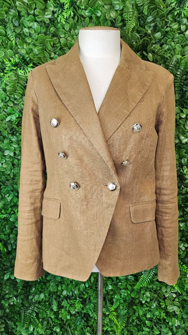 Briarwood Tan Linen Blend Blazer (8)