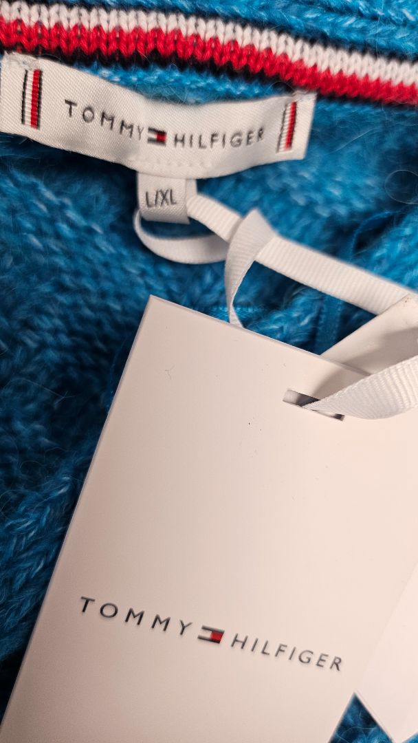 Tommy Hilfiger Azure Texture Cardigan BNWT (14-16)