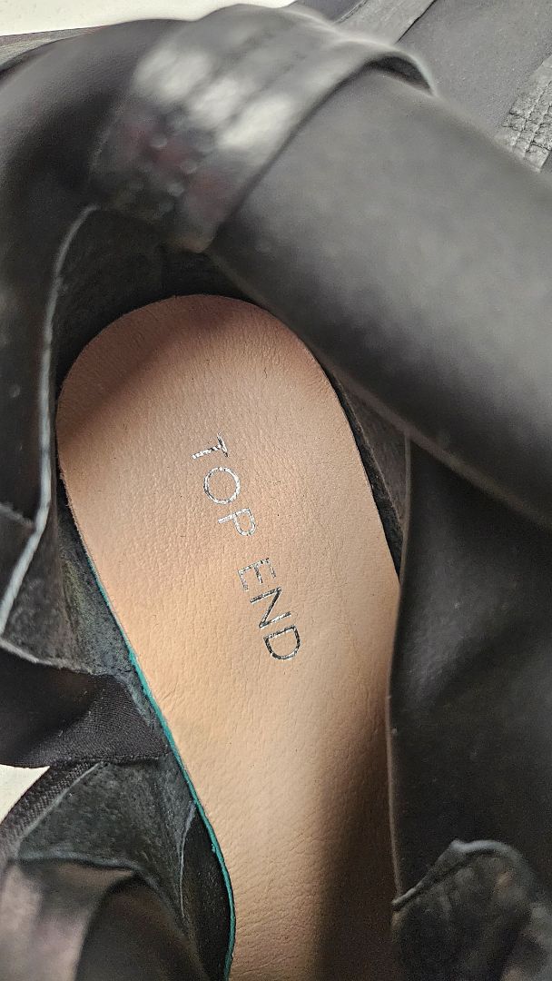 Top End Black Microfibre Boot (39)