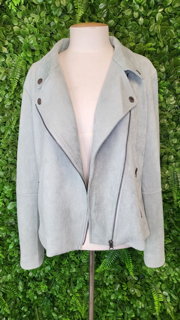 Foil Mint Faux Suede Jacket (14)