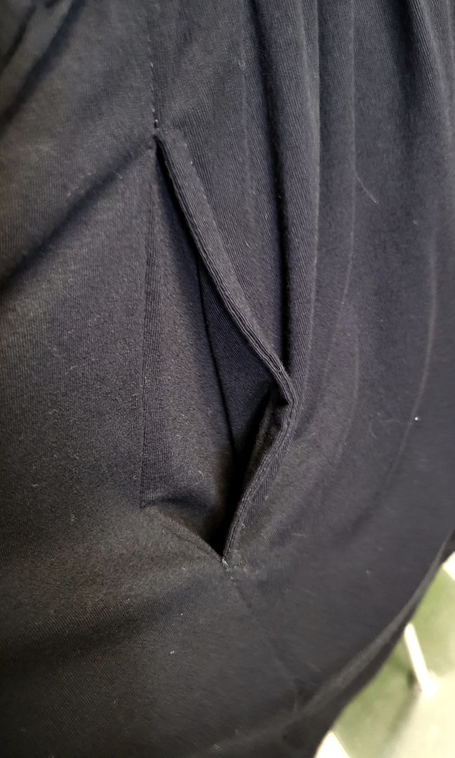 Bambu Road Black Drop Hem Dress (8-10)
