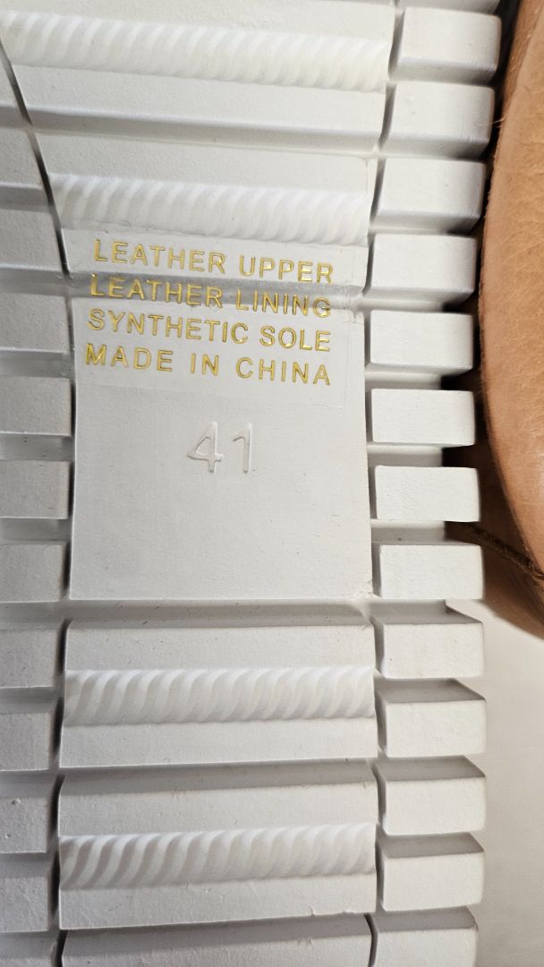 Django & Juliette Tan Leather Sneaker (41)